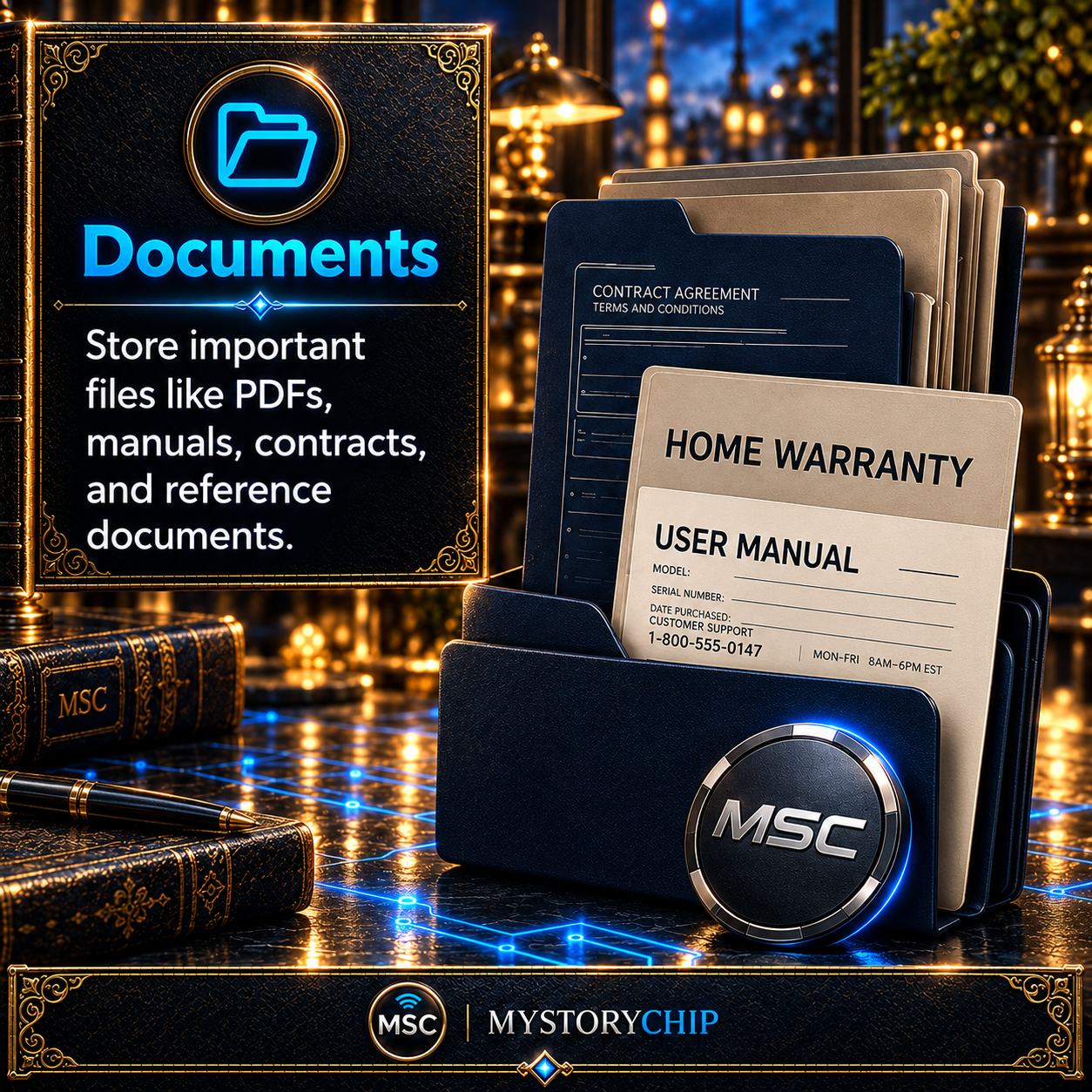 Documents uses for MyStoryChip