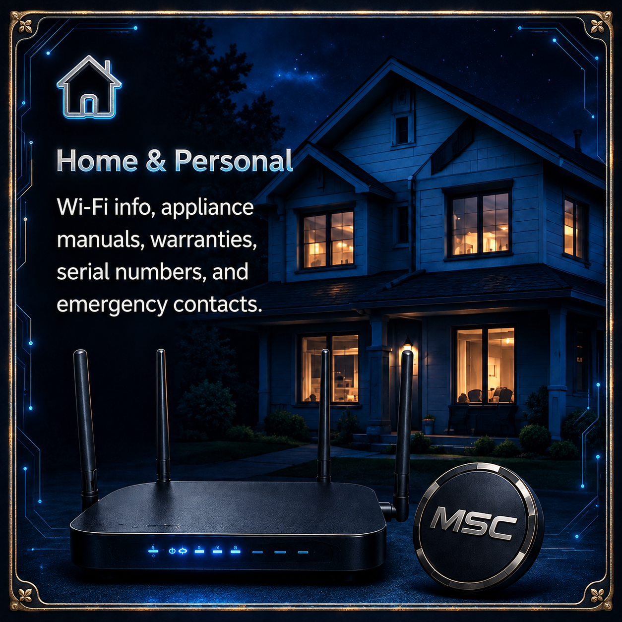 Home and Personal uses for MyStoryChip