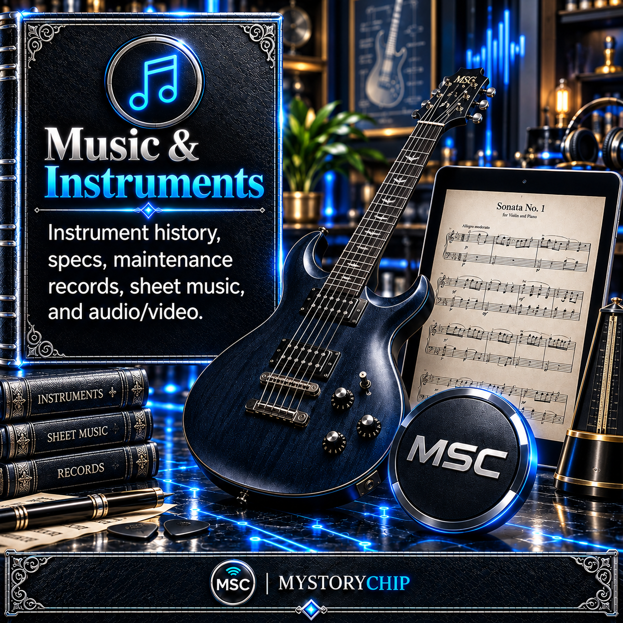 Music and Instruments uses for MyStoryChip