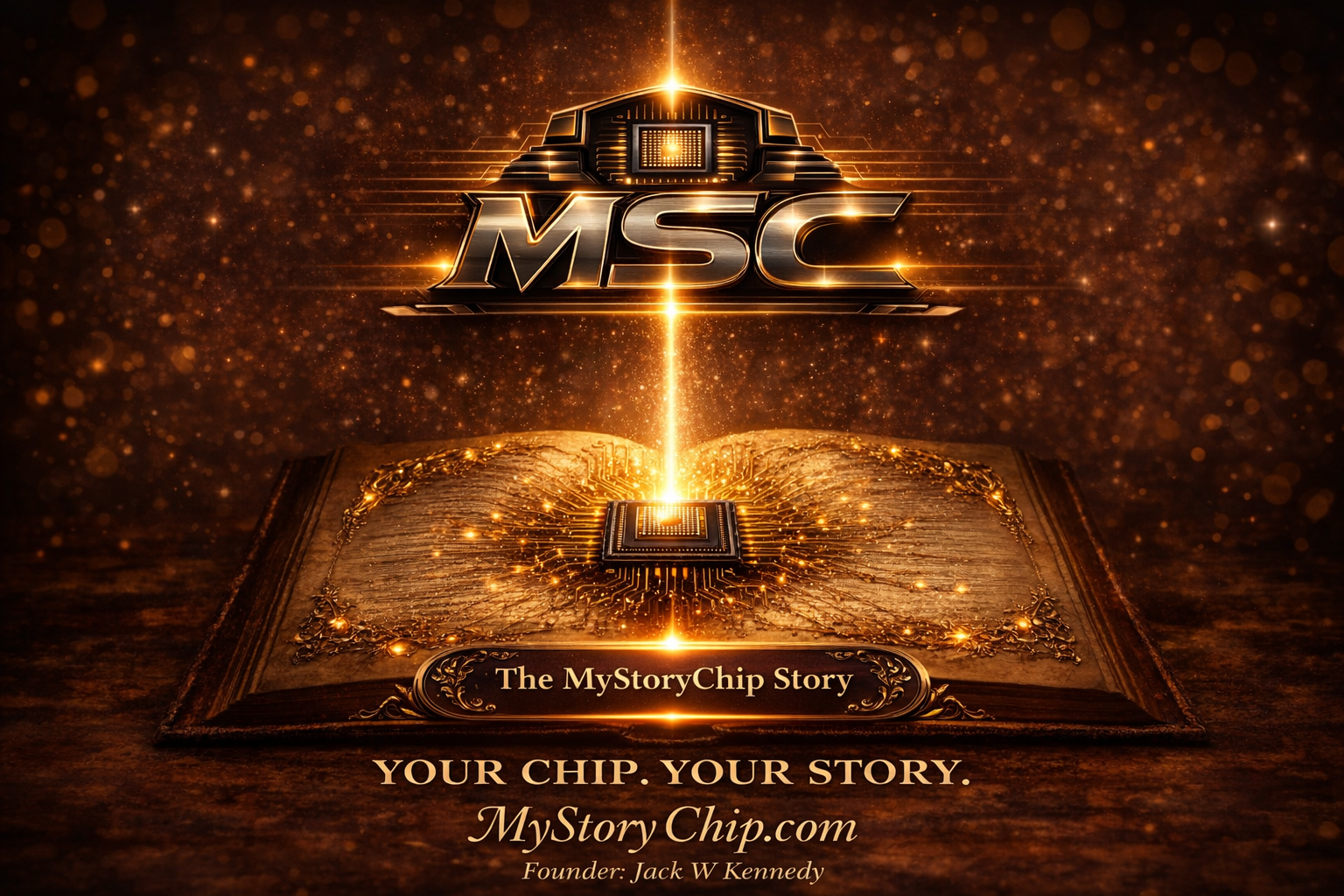 MyStoryChip landing artwork