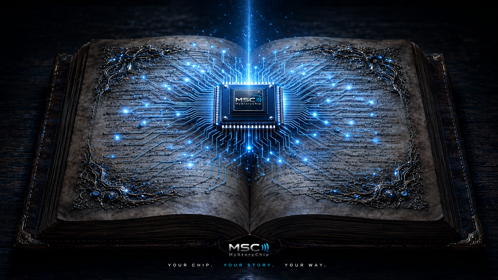 MyStoryChip — a story preserved, one tap away